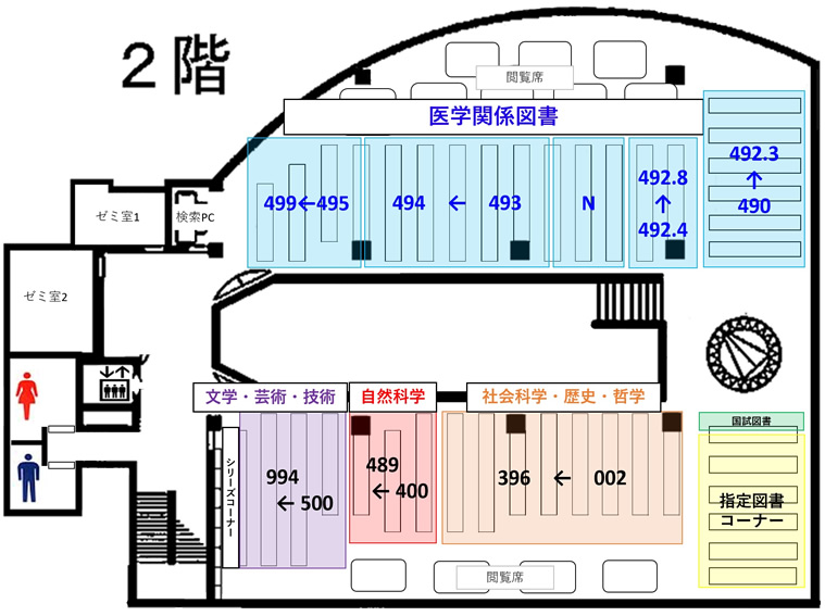 館内2階